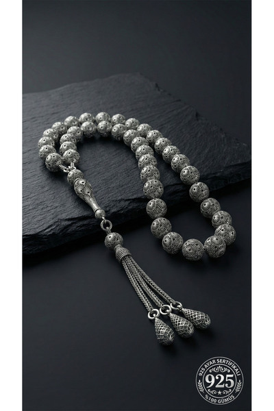 Erdobia 925 Ayar Küre Kesim 3 Kamçılı Püskül Bilek Boy Zırh İşlemeli Otantik ...