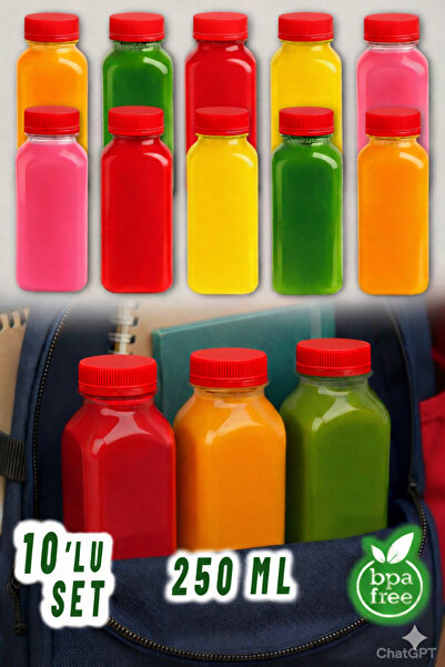 Ezupack Cornered Zemzem School Picnic Juice Smoothie Detox Ginger Plastic Emp...