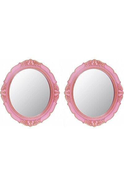 OEM Set of 2 Vintage Decorative Mirrors, Baroque Frames, Oval, Wall or Jewelr...