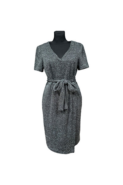 OEM Rochie Next până la genunchi - Material aerisit, Stil casual - Negru, Măr...