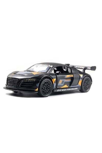 hst High-Quality Alloy GT Sport Performance Audi Car Toy Black