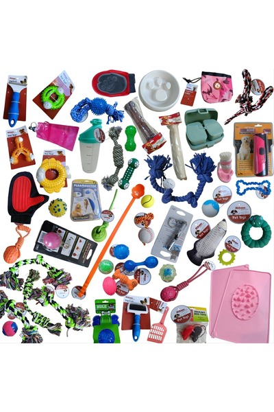 OEM Animal and Home Accessories Set - Toys, Cans, Containers - Over 100 Piece...
