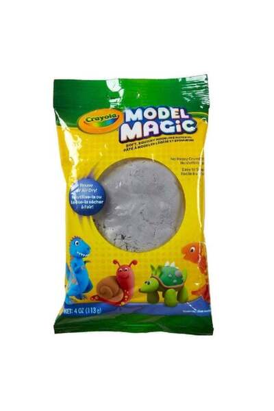Crayola Lightweight and Flexible Model Magic Clay Grey