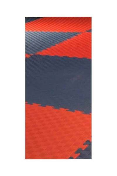 csp 5-Piece UV-Resistant Square EVA Mat Set Red and Blue 2.5 x 50 x 50 cm