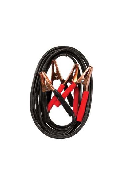 ACE 2-Piece 10 Gauge Heavy-duty 12V Copper Jumper Cable Set Black and Red 12ft