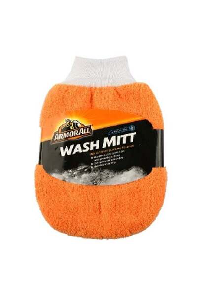 Armor ALL Microfiber Wash Mitt Orange