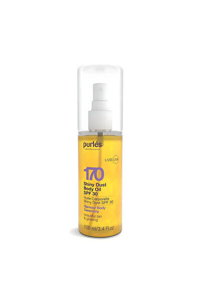 PURLES 170 Ulei de corp cu SPF 30 pentru bronz si stralucire, 100 ml