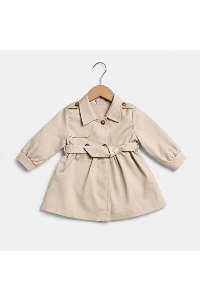 Gocoland Mini London Belted Baby Girl Trench Coat
