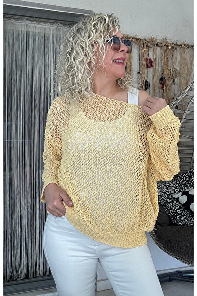 Dila Butik File Örgü Triko Kazak