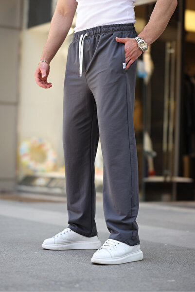 Madmext Smoked Relaxed Fit Men's Oversized Sweatpants E6584