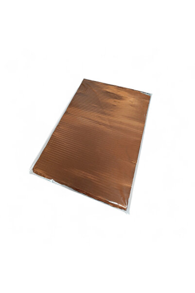 artizanmutfak Oluklu Çikolata Ambalaj Folyosu 50x35 Cm Turuncu | 1 Paket - 1 Kg