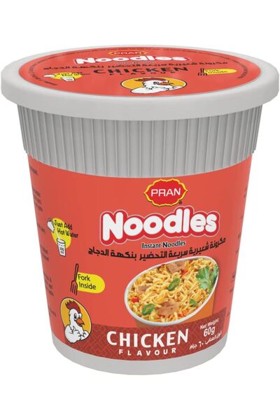 pran Paper Cup Noodles Chicken Flavour 60g