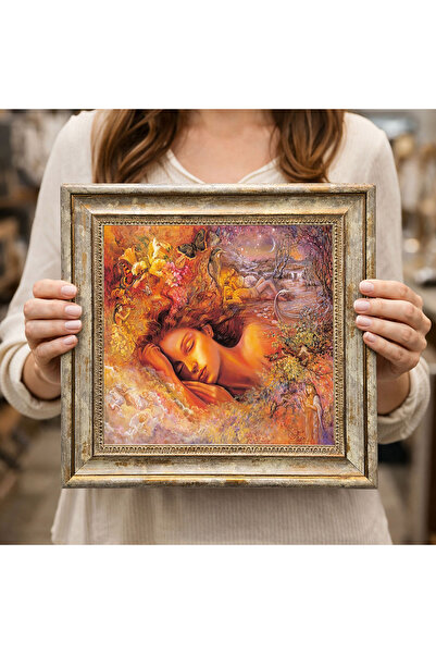 woodsia Decorative Framed Square Painting Dk0268