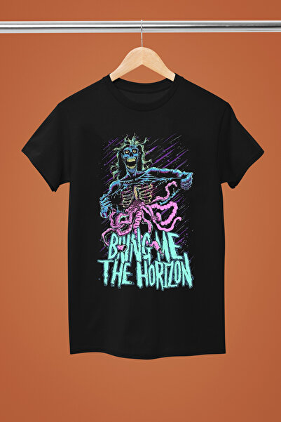 MAGORS Bring Me the Horizon Bmth Printed Cotton Short Sleeve Regular Fit Rock...