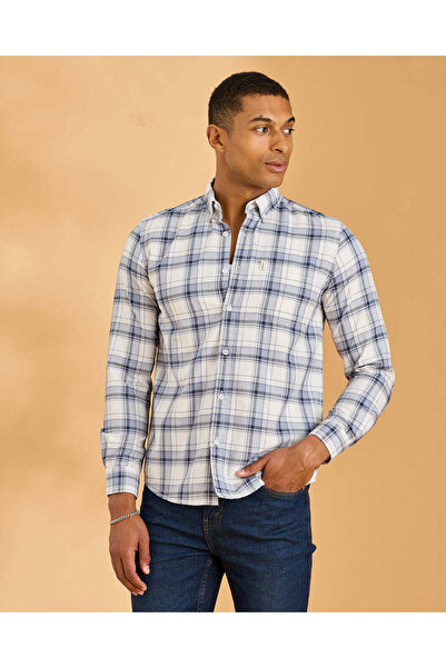 REDTAG Men Assorted Checkered Button Down Oxford Shirt