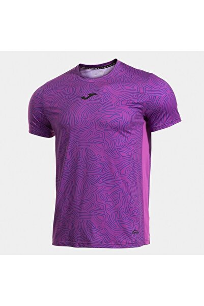 Joma 103993.581 R-Nature Sleeve Erkek Mor Spor Tişört