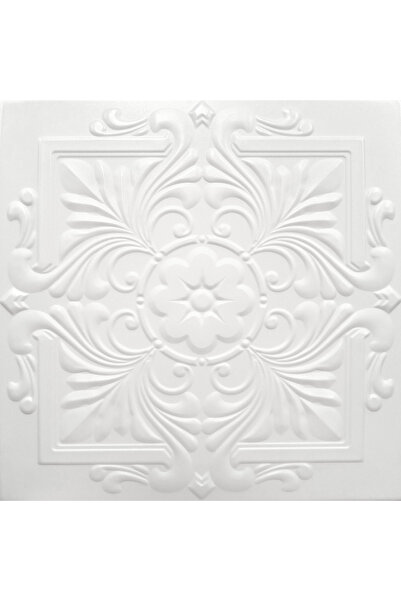 regata Panou decorativ pentru tavan fals 08110, polistiren XPS, alb, 50x50x0.4cm
