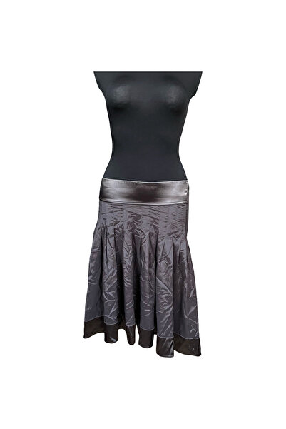 OEM Noppies Midi Skirt - Airy Material, Flared Cut - Black, Size XXS