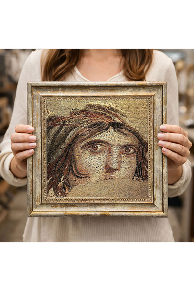 woodsia Decorative Framed Square Painting Dc0251