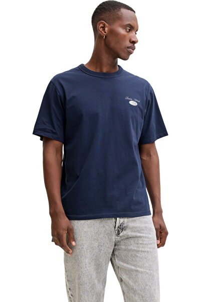 Jack & Jones Μπλούζα JACK & JONES Dover Graphic - 12288005-Μπλε μπλε σακάκι
