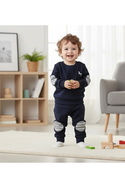 FURKYY Boy's Top and Bottom Cotton Suit