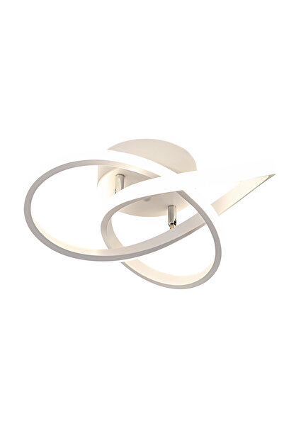 OEM LED Ceiling Light - Modern Floral Design, Aluminum and Acrylic, 30W, 3300...