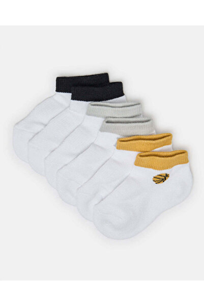 REDTAG Infant Boys Assorted Ankle Length Half Terry Socks (3 Pack)