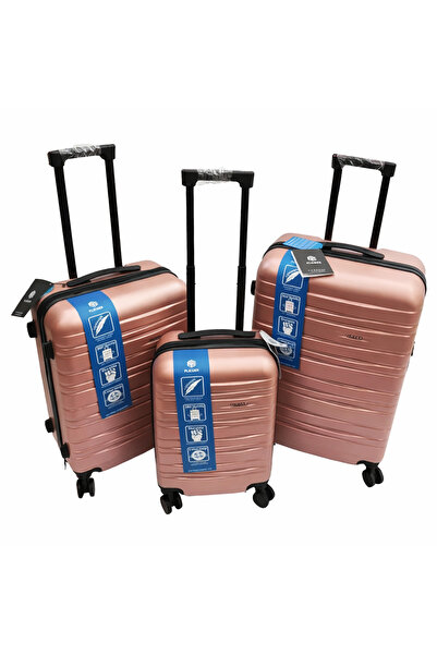 AT Performance Set de 3 valize AT PERFORMANCE®, ABS cu roți pivotante la 360°...