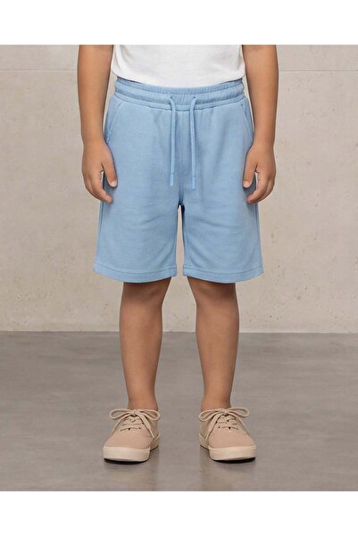 REDTAG Boys Blue Printed Shorts