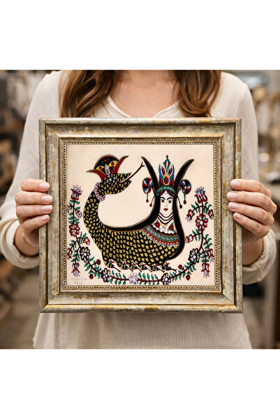 woodsia Decorative Framed Square Painting Dc0209