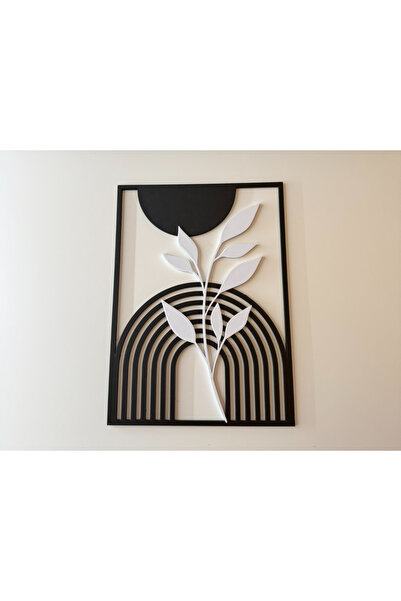 DU&ER 🌼 Boho Stil Çiçek Duvar Dekoru – Modern Ev Aksesuarı