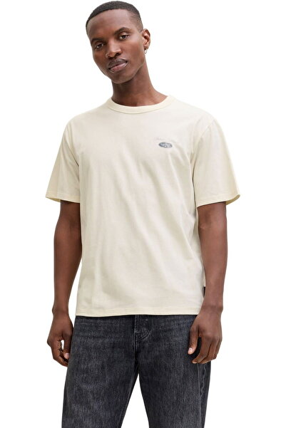 Jack & Jones Tricou JACK & JONES Dover Graphic - 12288005-Alb Antic