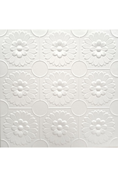 regata Placă decorativă pentru tavan fals 0877 polistiren XPS alb 50x50x0.4cm