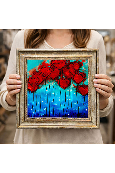 woodsia Decorative Framed Square Table Dc0234