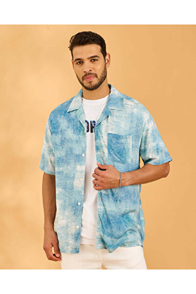 REDTAG تيشيرت رجالي مطبوع متنوع