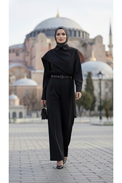 Modayakamoz Kadın Modern Tesettür İkili Takım - Bluz ve Pantolon - Düğün&Bayr...