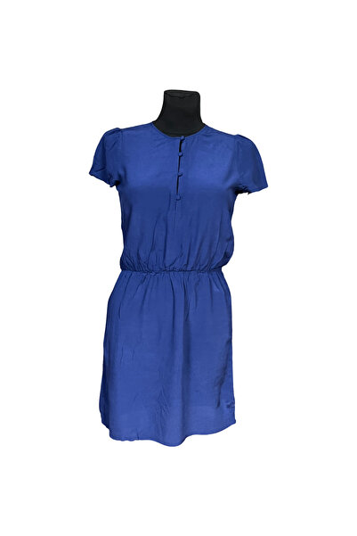 OEM Rochie Seidensticker - Peste Genunchi, Stilată, 100% Viscoză - Albastru, ...