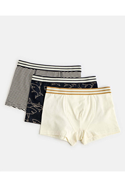 REDTAG Junior Boys Assorted Printed Boxer (Pack Of 3)