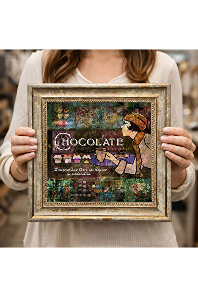 woodsia Decorative Framed Square Table Dc0260