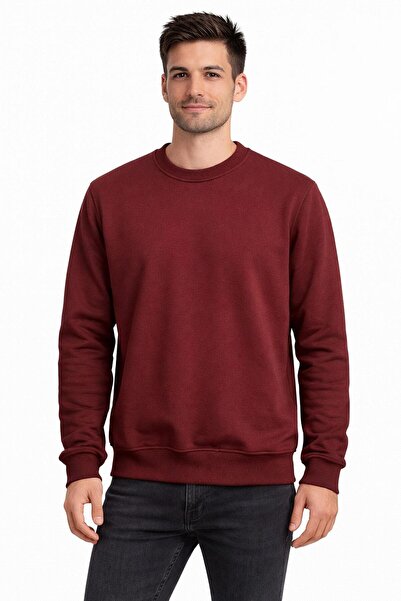 CLASSİCS MEN Basic Crew Neck Relaxed Regular Men's Sweatshirt - 7556