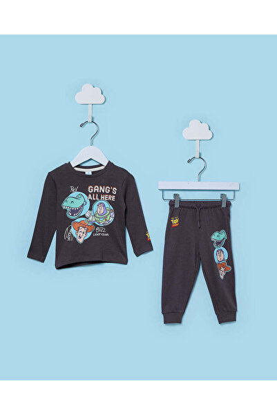 REDTAG طقم بيجاما للأطفال الرضع من توي ستوري، لون فحمي