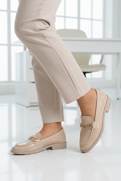 AYAKMOD 491101 Z Μπεζ Γυναικείο Μπαλαρίνα