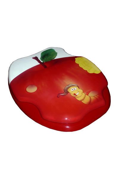regata Capac WC, Decor Apple, Balamale Reglabile, MDF, 44x38 cm (C01)