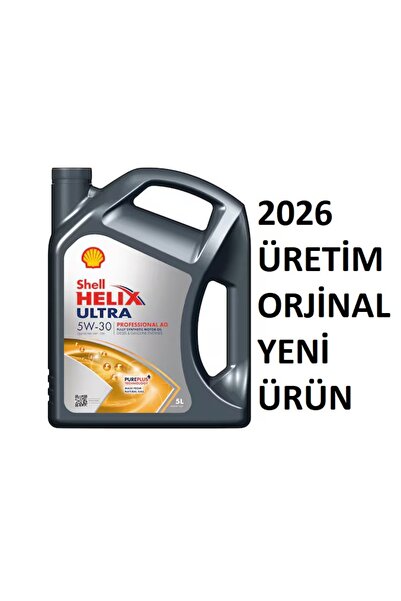 SHELL 2026 Üretim Helix Ultra Professional AG MOTOR YAĞI 5W-30 5L FULL SENTETİK