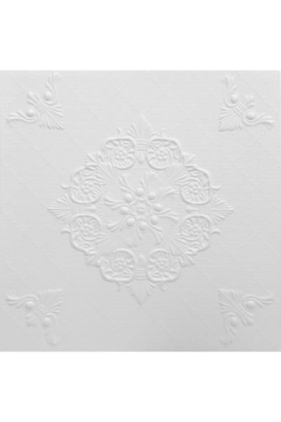 regata Placă decorativă pentru tavan fals 08102 Albă 500x500mm 3mm