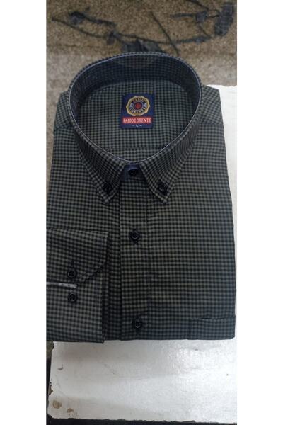 Nacar Baba Gömlek Cepli Klasik Kesim Pamuklu Yazlık Uzun Kollu