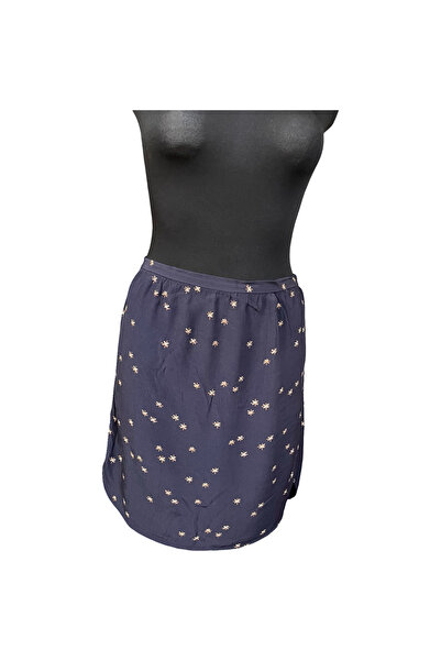 OEM Sessùn Midi Skirt - Viscose, Casual-Elegant Style, Durable - Navy Blue, S...