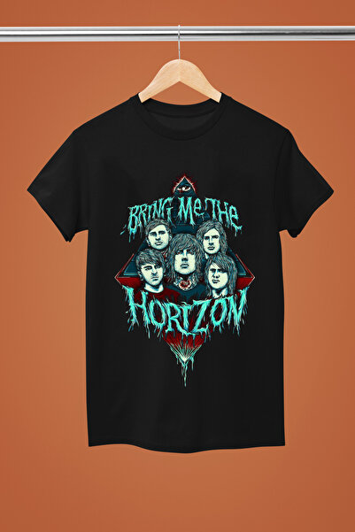 MAGORS Bring Me the Horizon Bmth Printed Cotton Short Sleeve Regular Fit Rock...