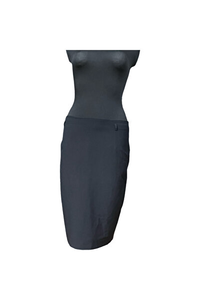 OEM Fustă Midi - Elegantă și Confortabilă - Poliester și Viscoză, Negru, Mări...