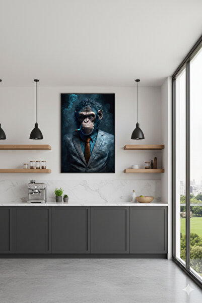 BLT DİZAYN Ceo Monkey Office Elegance Design Glass Table